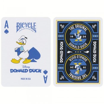 Kosmetinis defektas Disney Donald Duck kortos Bicycle
